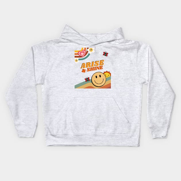 Arise & Shine Kids Hoodie by TKM Studios